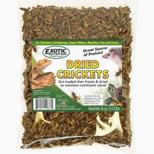 Dried Crickets 8 oz.
