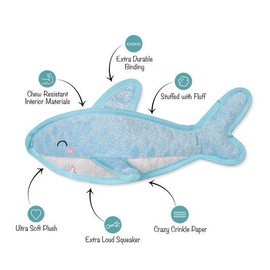 SOME FIN ABOUT YOU DURABLE DOG TOY Case of 4