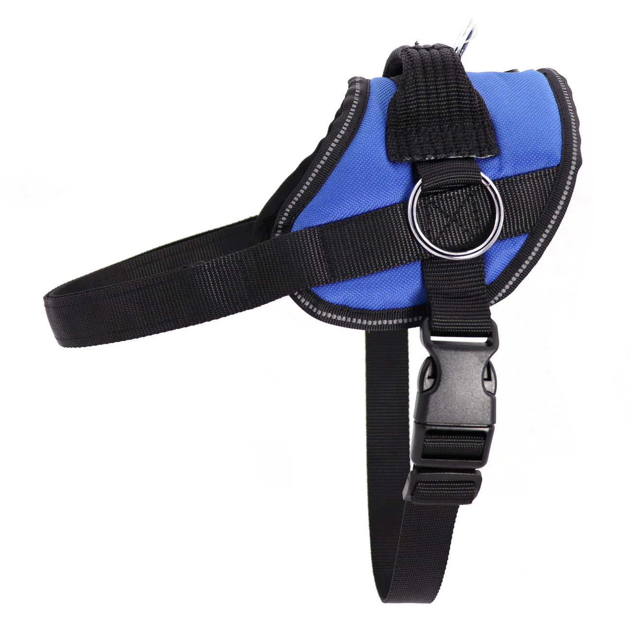 Bark Appeal Reflective No-Pull Harness Solids in blue and black