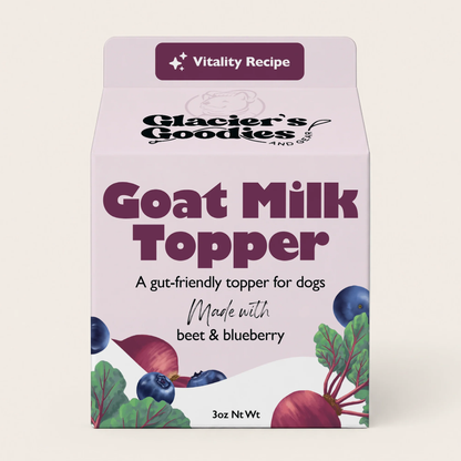 Vitality Goat Milk Topper - Beet & Blueberry- 3oz