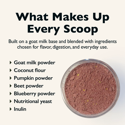 Vitality Goat Milk Topper - Beet & Blueberry- 3oz