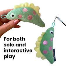 Dino Catnip and Crinkle Plush Toy
