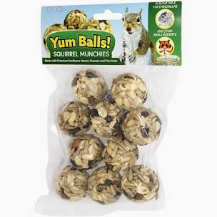 Yum Balls! Squirrel Munchies