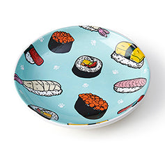Cats Only Dining Supplies-Sushi Time- (Inner Pack 4 for bowls, Inner Pack 6 for Saucers)