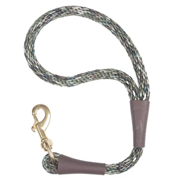 Dutta Pets camo rope leash with brass clip