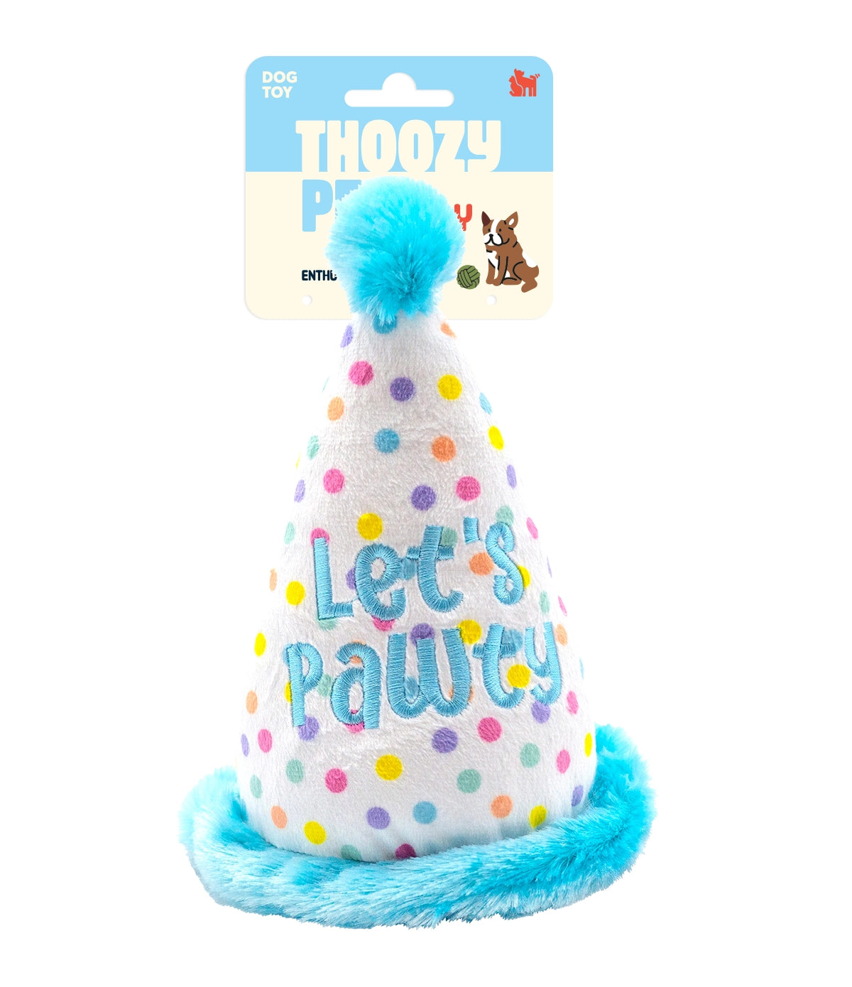 Birthday Hat Plush 7"