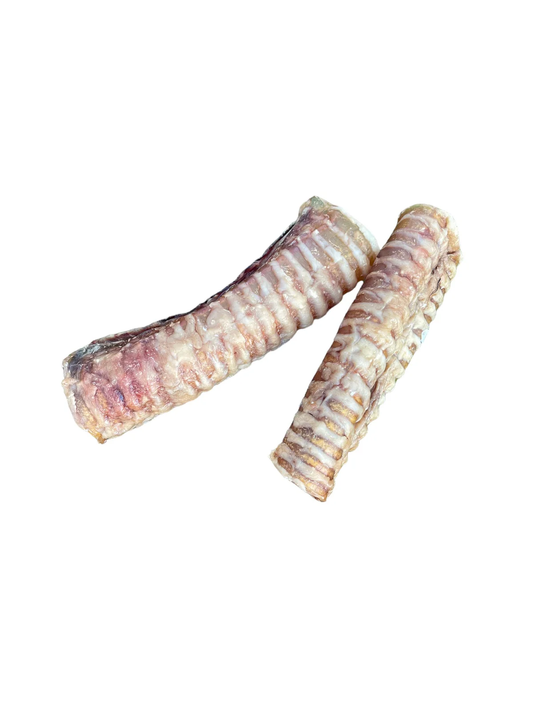 Two Ancestral Raw Dehydrated Beef Trachea chews