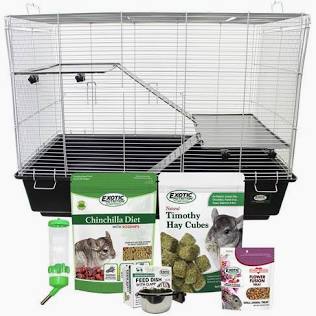 Chinchilla Cage & Starter Pack