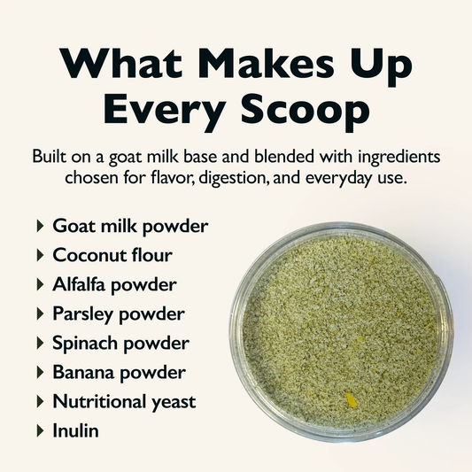 Goat Milk Topper - Super Greens- 3oz