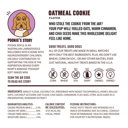 Pookies Oatmeal Cookie Soft-Baked Minis- 5oz