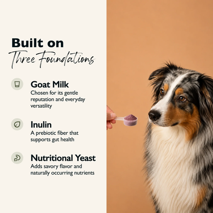 Vitality Goat Milk Topper - Beet & Blueberry- 3oz