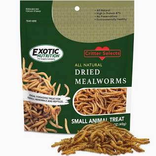 Dried Mealworm Treat 1.41 oz.