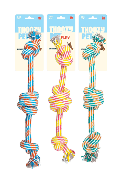 Thoozy 3-Knot Rope Toy Large
