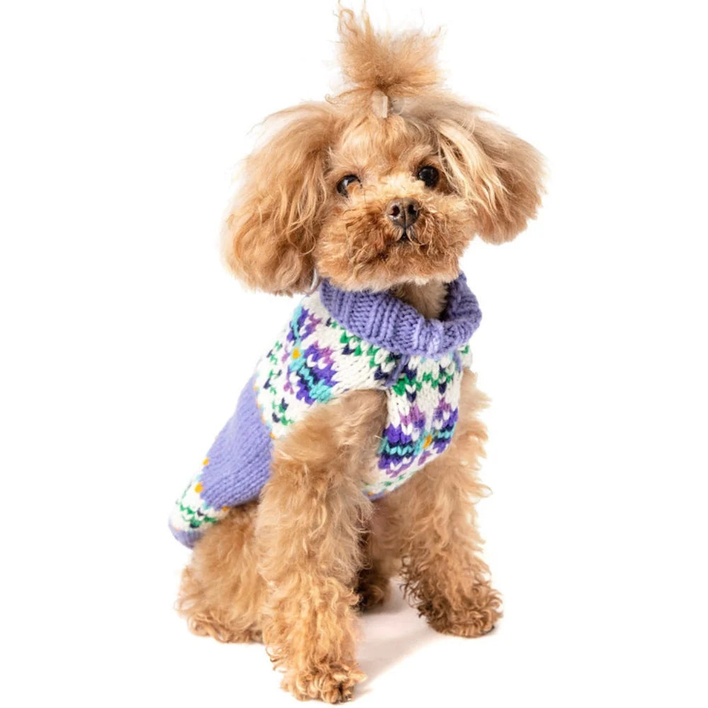 Classic Sweater - Lavender Flowers