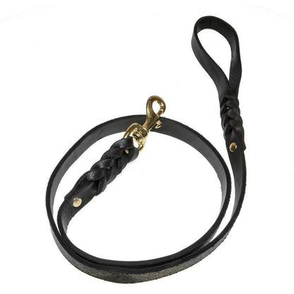 Viper Leather Working Dog Lead
