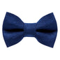 The Luxe - Navy Ultrasuede - Bow Tie