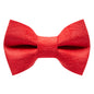 The Luxe - Red Ultrasuede - Bow Tie