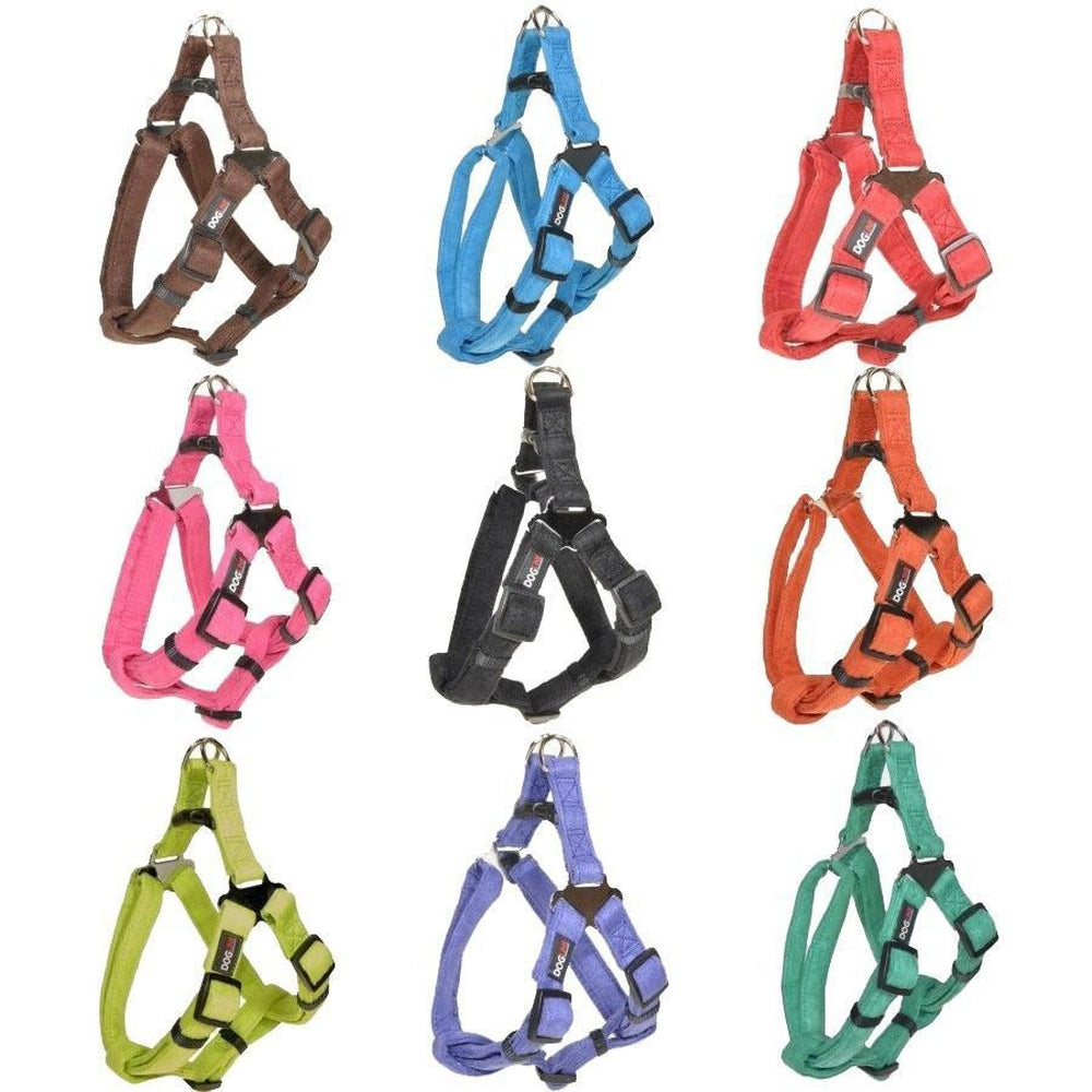 Comfort Microfiber Flat Dog Step-In Harness