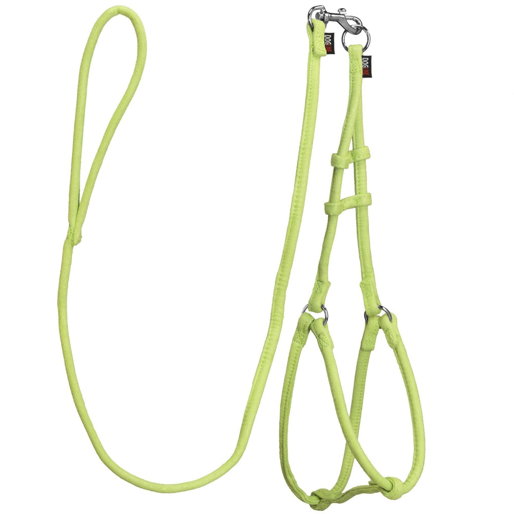 Comfort Microfiber Round Step-In Dog Harness + Dog Lead