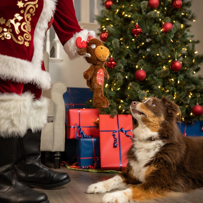 Slappies® Mistletoe Moose Dog Toy
