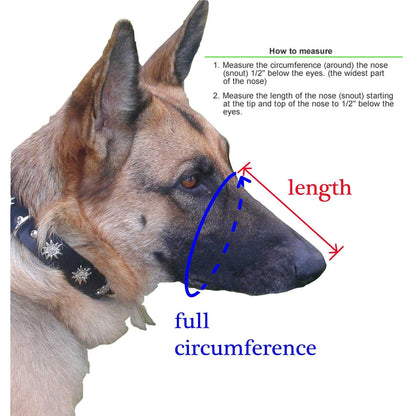 Nylon Adjustable Mesh Dog Muzzle