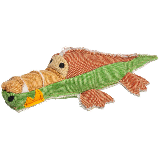 12" Nature Alligator Animal Squeaky Dog Toy