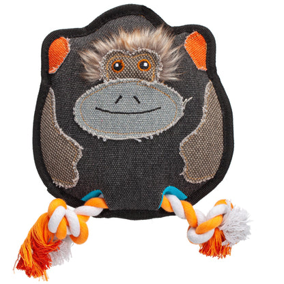 8" Nature Monkey Animal Squeaky Dog Toy
