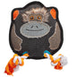 8" Nature Monkey Animal Squeaky Dog Toy