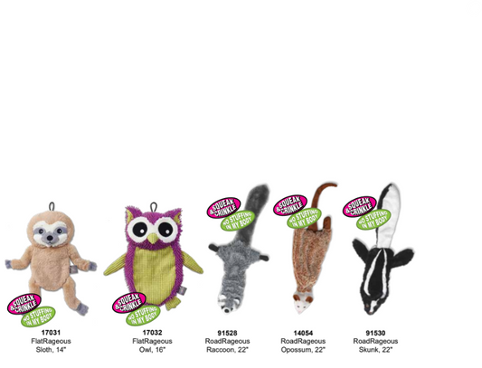 PlayRageous Stuffless Plush Toys (Inner Pack: 6)