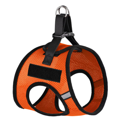 York Mesh Dog Harness + Built-in Hook & Loop Fasteners