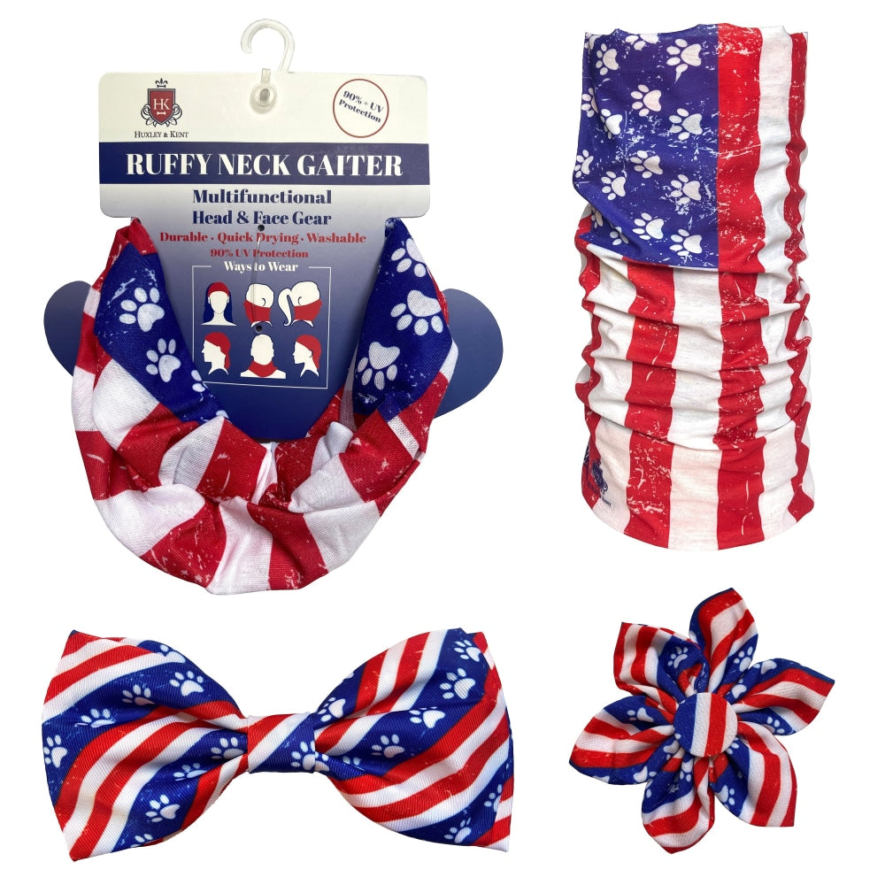Paws & Stripes Bow Tie