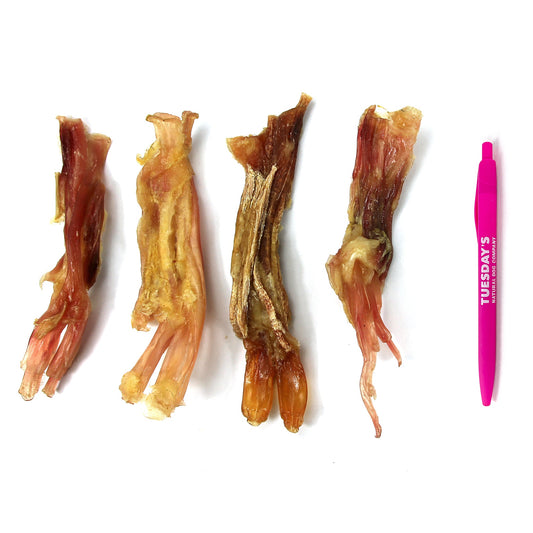 6" Beef Tendons (Bulk)- Pack of 25