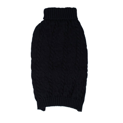 Shinola Cable Knit Pet Sweater