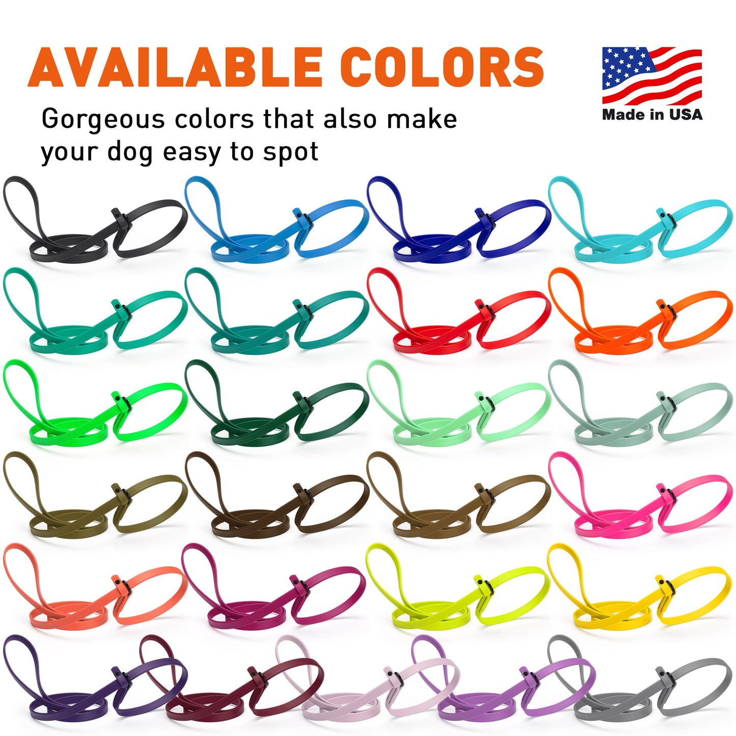 Biothane Dog Slip Lead