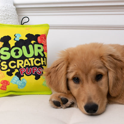 Sour Scratch Pups Dog Toy (Double Sided)