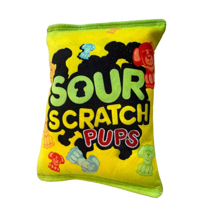 Sour Scratch Pups Dog Toy (Double Sided)