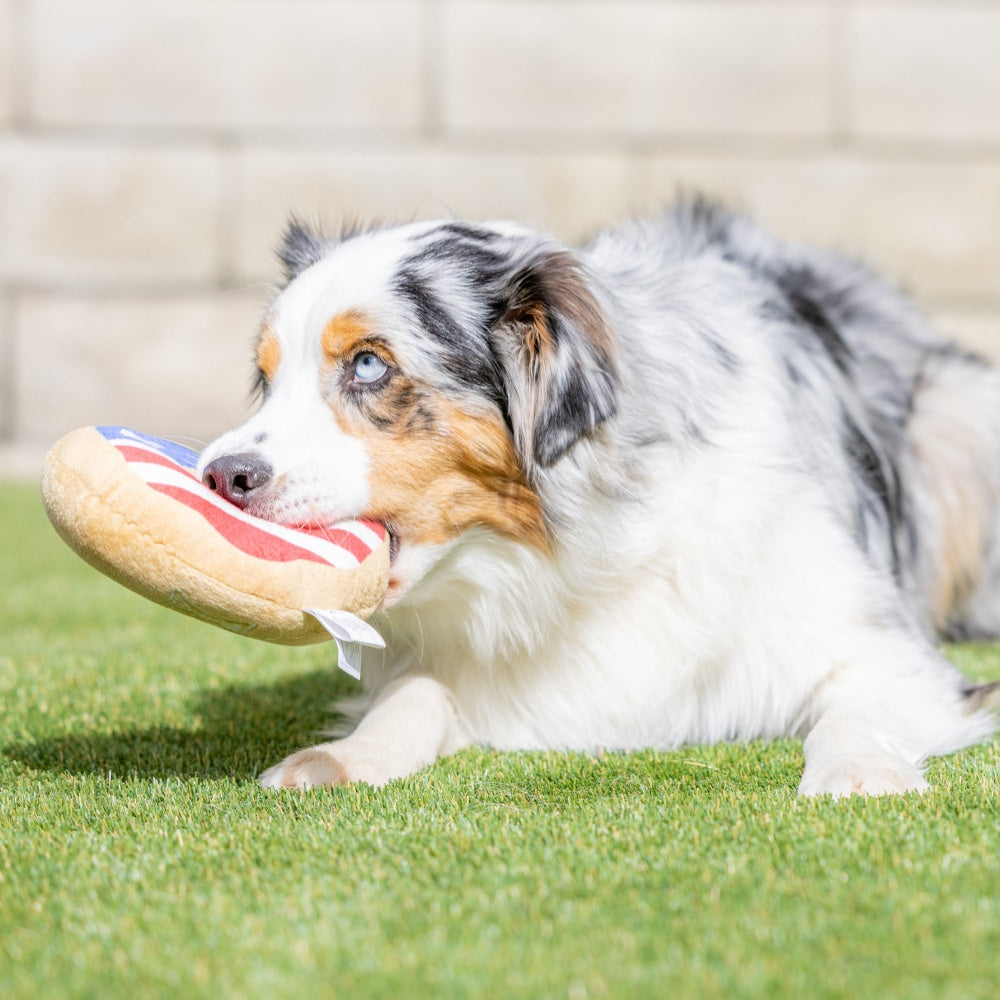Stars & Stripes Donut Dog Toy