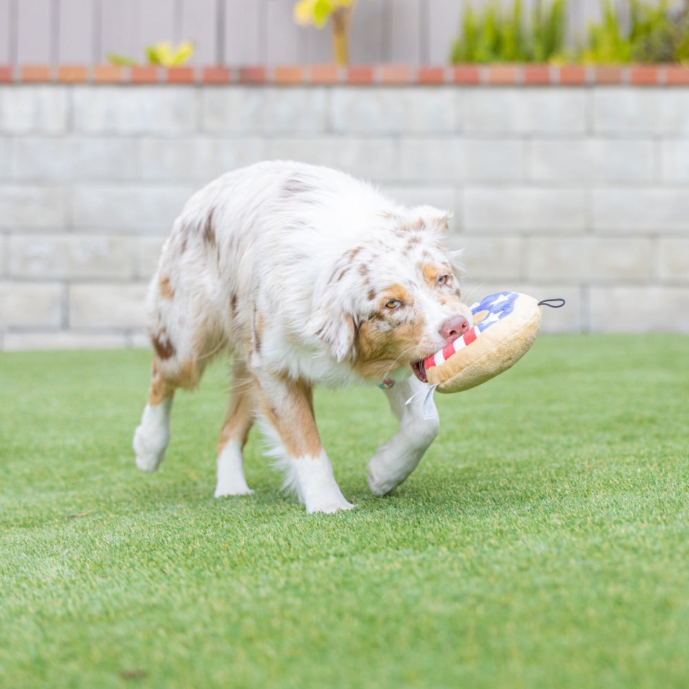 Stars & Stripes Donut Dog Toy