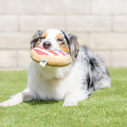 Stars & Stripes Donut Dog Toy