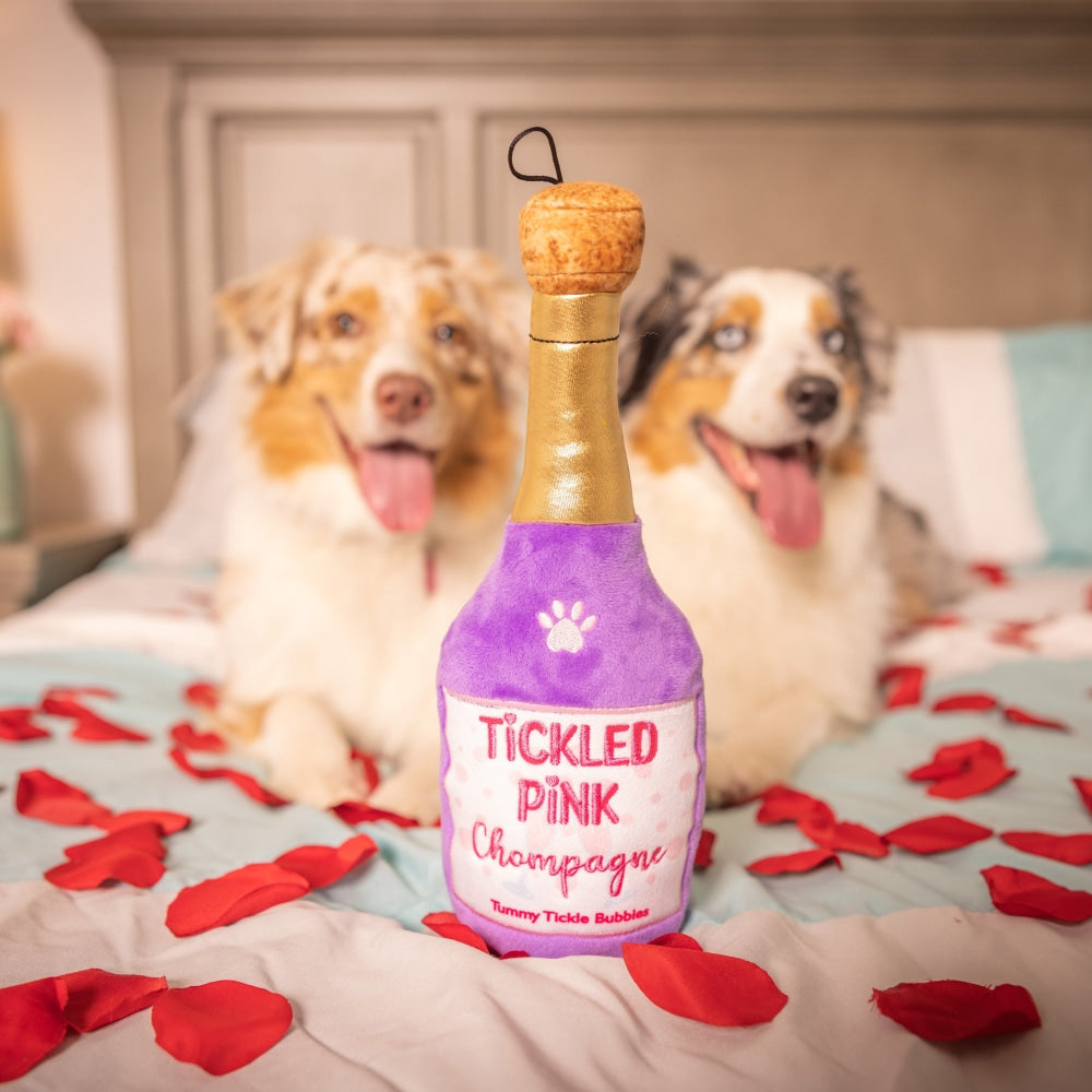Tickled Pink Chompagne Dog Toy - 30% Off