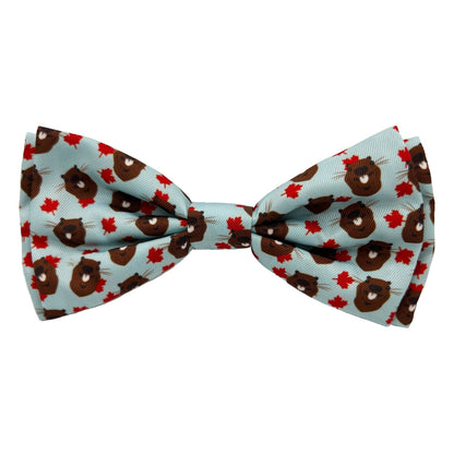 Tossed Beaver With Leaf Bow Tie - 30% Off