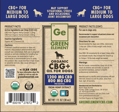 CBG+ For Pets