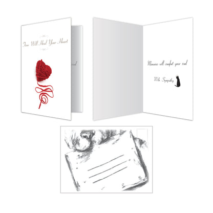 Cat Sympathy Cards (Pack of 6)